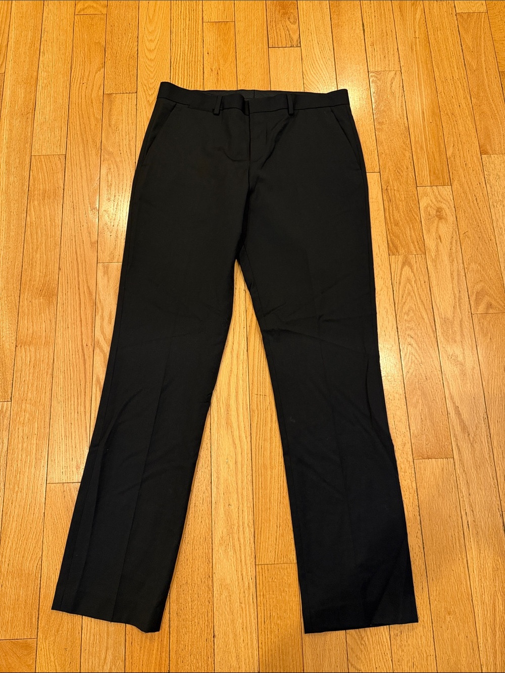 Express Men's Black Dress Pants - Tailored Straight Leg